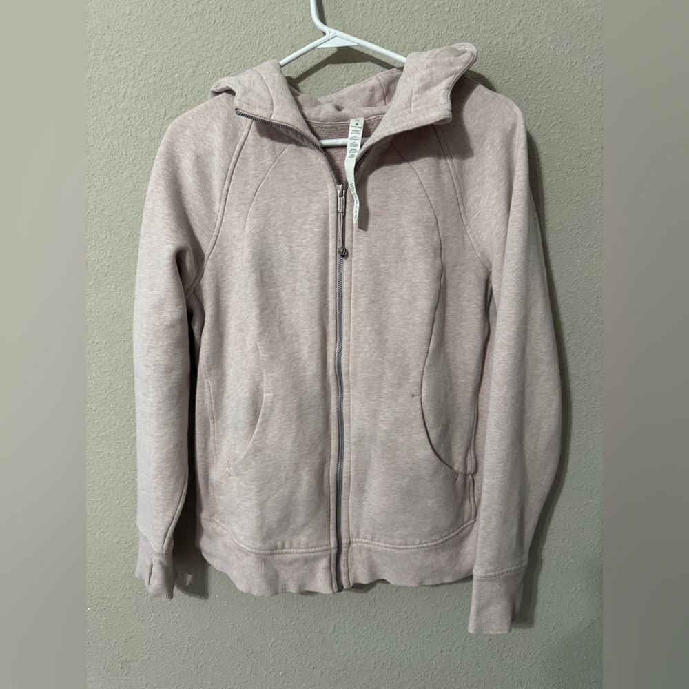 lululemon athletica Dusty Pink/lavender Full-Zip Scuba Hoodie
